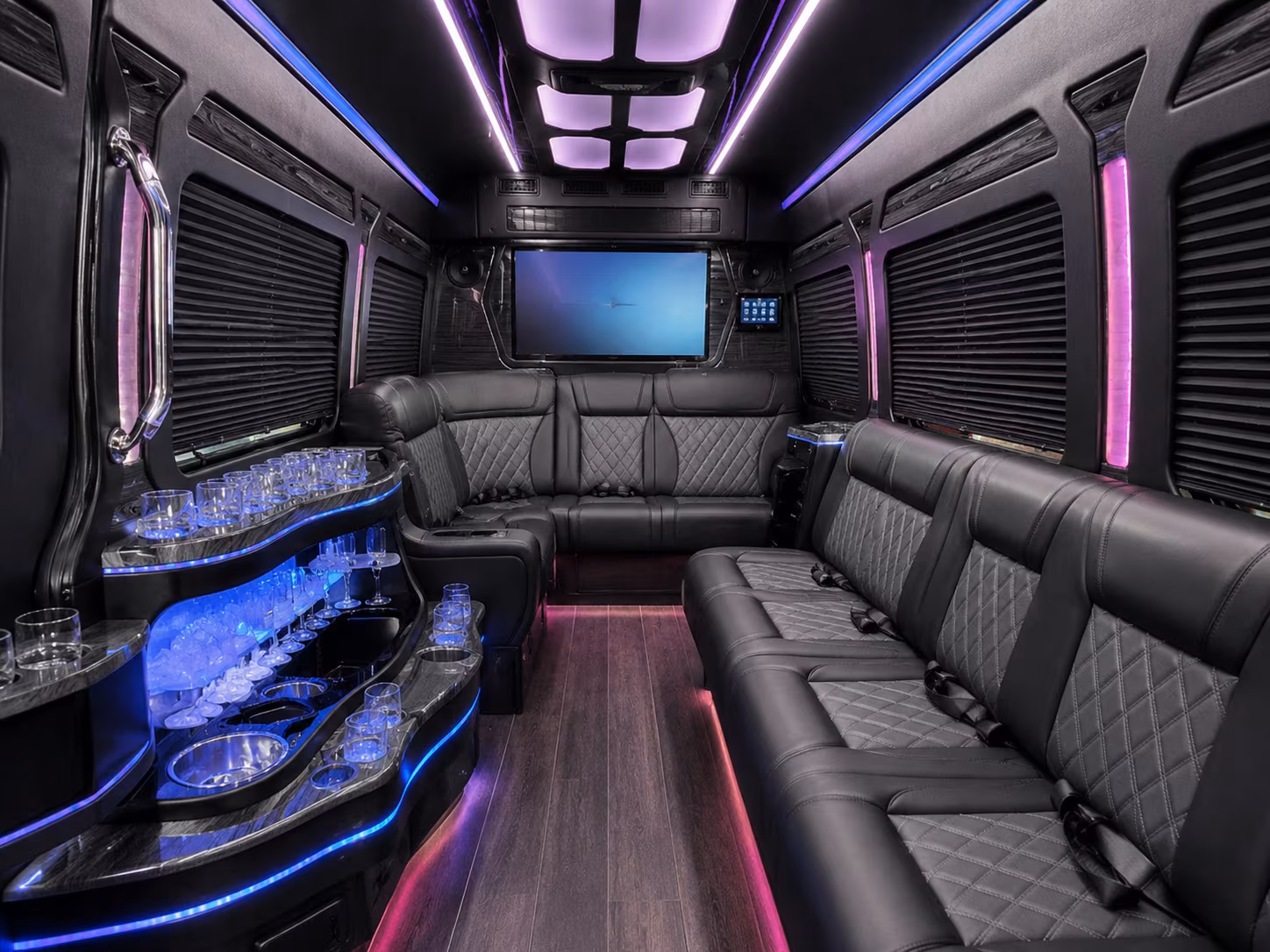 through a network of bus companies find the right vehicle for after prom plans too